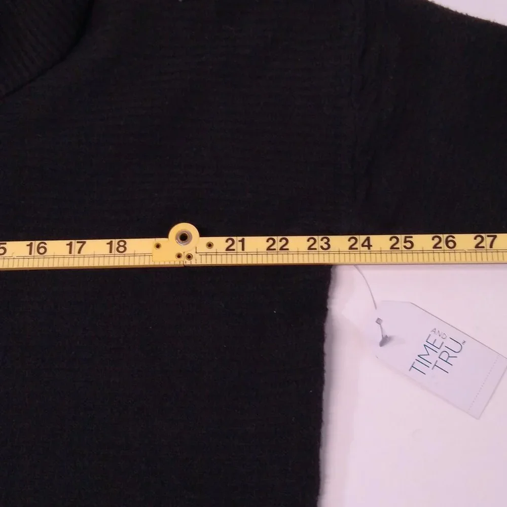 Time and Tru Women’s Cowl Neck Sweater 2X (20W) Chest Measures 46" - NWT - Picture 10 of 16